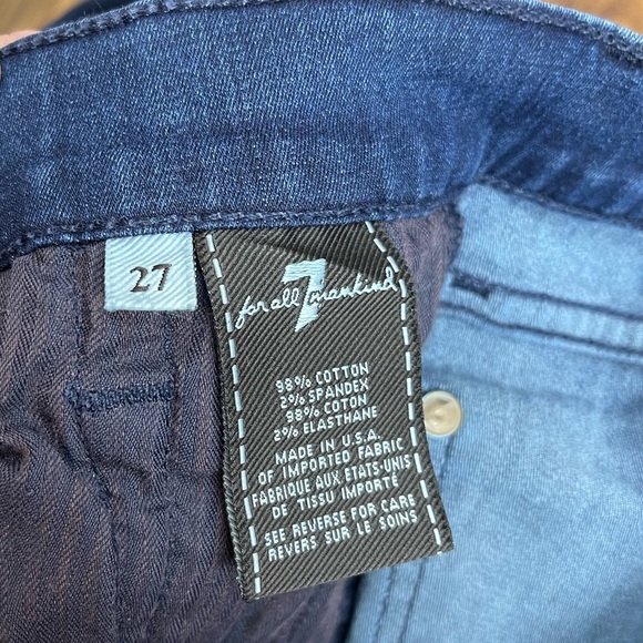 for all mankind size 27 the skinny bootcut dark wash - Picture 5 of 8